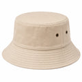 Chapeau bob taille unique en tissu beige à bords souples pour usage quotidien